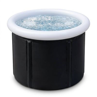 Large Ice Bath Tub Outdoor with Portable Bathtub Athletes Cold Water Therapy Tub Folding Bath Bucket PVC Spa Bathtub