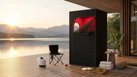 Infrared Red Light Sauna with Foldable Chair - 9-Level Heating & Remote for Indoor/Outdoor Spa Use — Lifestyle